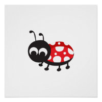 Cartoon Bonito Ladybug