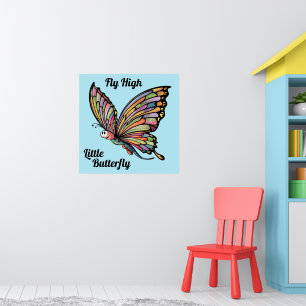 Poster Cartoon Butterfly Personalizada