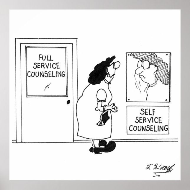 Poster Cartoon de aconselhamento 4967 (Frente)