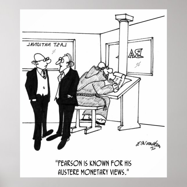 Poster Cartoon de Economia 3996 (Frente)