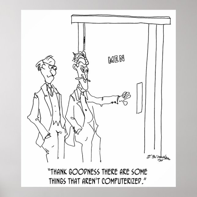 Poster Cartoon do banheiro 1306 (Frente)