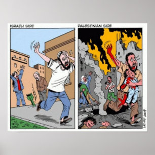 Poster Cartoon do que realmente acontece