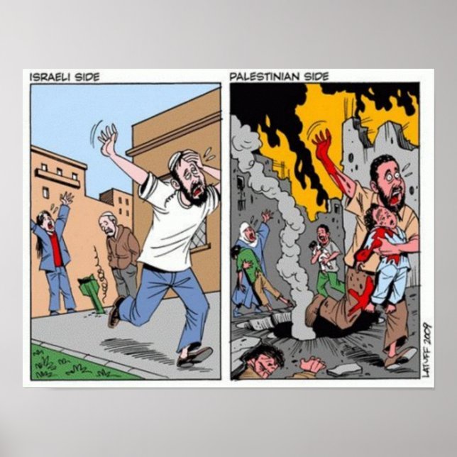 Poster Cartoon do que realmente acontece (Frente)