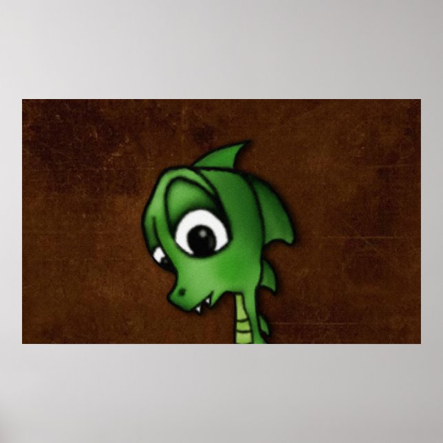 Póster Cartoon Dragon (Frente)