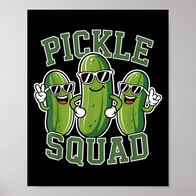 Poster Cartoon Engraçado Pickles Dover Doce Piada Comida  (Frente)
