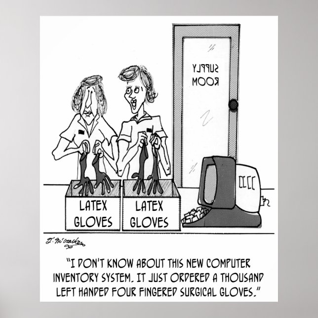 Póster Cartoon Hospital 1830 (Frente)