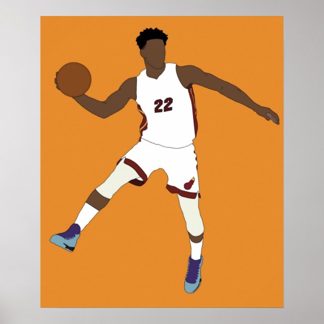 Poster Cartoon Jimmy Butler (Frente)