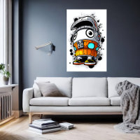 Cartoon legal robô | Arte AI