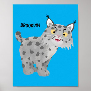 Poster Cartoon lince lince de lince