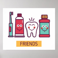 Cartoon Oral Care Amigos