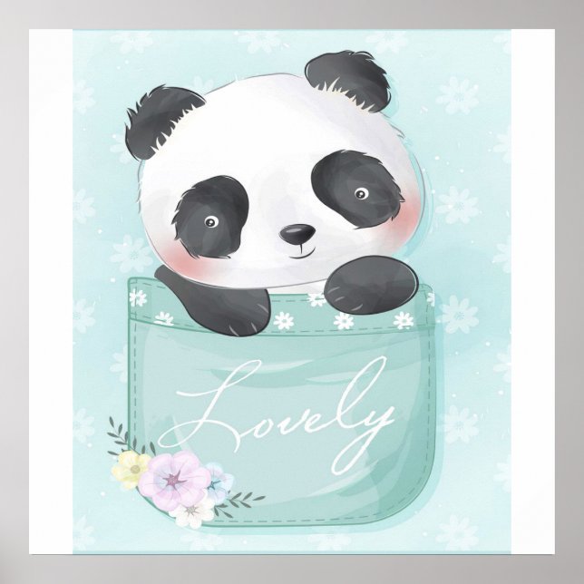 Poster Cartoon Panda | Foguete De Panda (Frente)