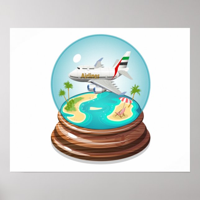 Poster Cartoon Summer Cristal Ball (Frente)