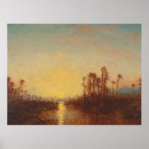 Poster Cartum, Pôr do Sol – Félix Ziem
