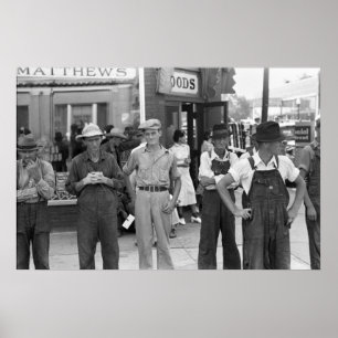 Póster Caruthersville Farmers, 1938