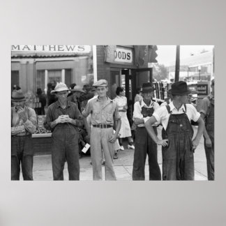 Póster Caruthersville Farmers, 1938