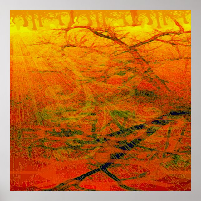 Póster Carvalho torcido - - (Frente)