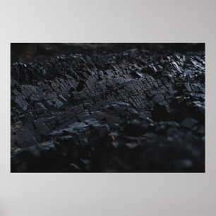 POSTER CARVÃO PRETO