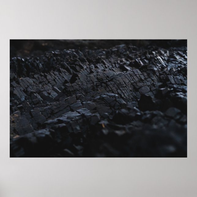 POSTER CARVÃO PRETO (Frente)
