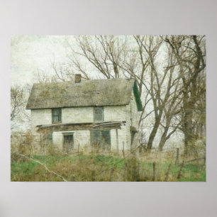 Póster Casa abandonada velha