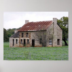 Poster Casa abandonada velha da fazenda