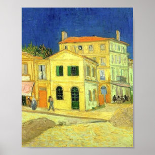 Poster Casa Amarela De Vincent Van Gogh