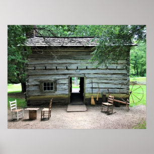Poster Casa Appalachian em Mabry Mill, Virginia