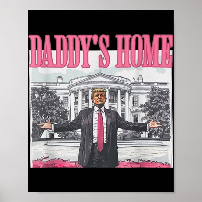 Poster Casa Branca de Trump Daddys 2024 (Frente)