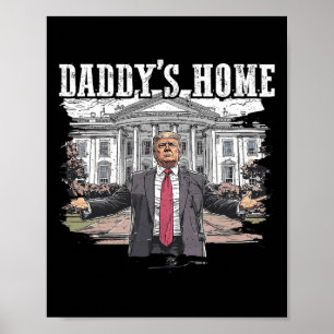 Poster Casa Branca do Funny Trump Pai 2024