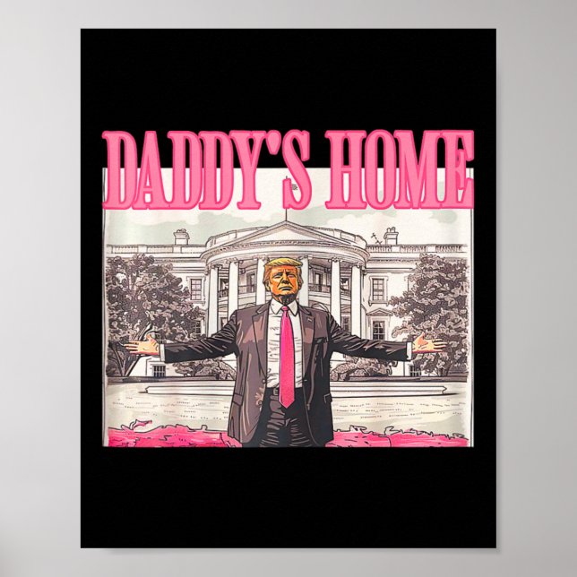 Poster Casa Branca do Pai Trump 2024 (Frente)