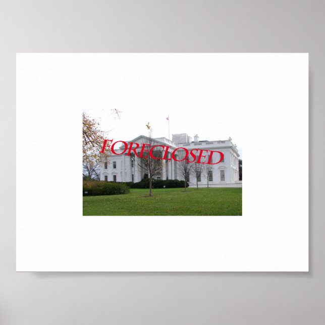 Póster Casa Branca Prevista (Frente)