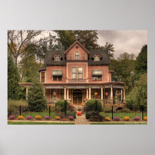 Póster Casa - casa de boneca de vida