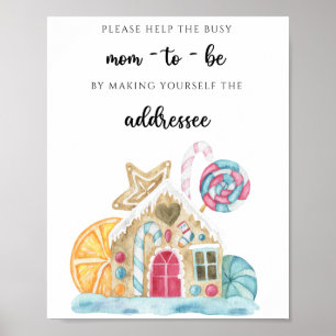 Poster Casa Cookie - Ajude a Mãe Ocupada a Ser
