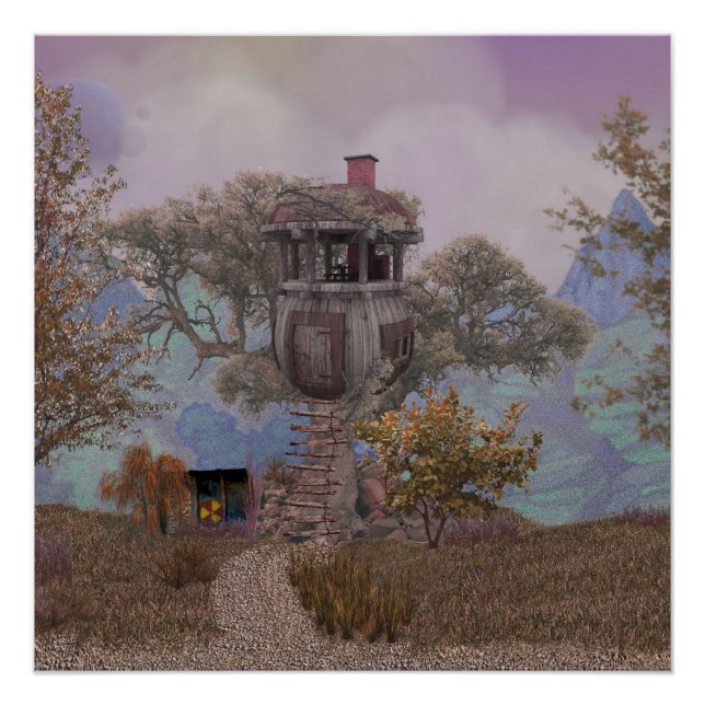 Póster Casa da Árvore de Merle (Frente)