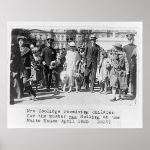 Póster Casa da clara de ovos de 17 Sra. Coolidge Páscoa