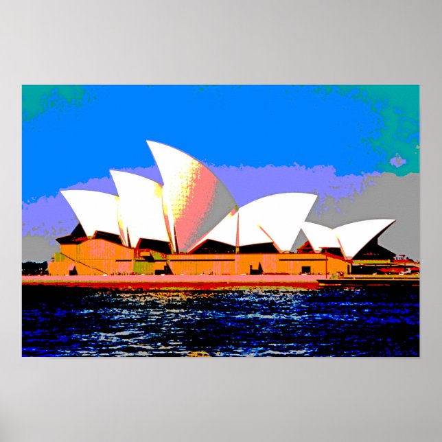 Poster Casa da Ópera de Sydney (Frente)
