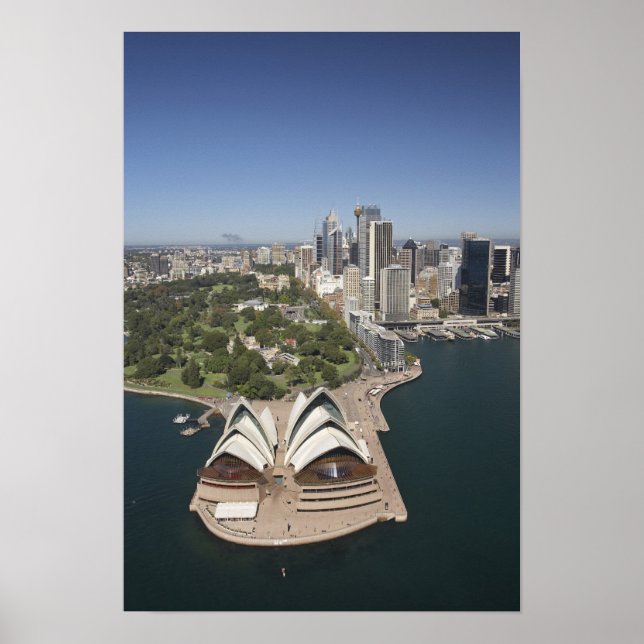 Poster Casa da Ópera de Sydney, Jardins Botânicos Reais,  (Frente)