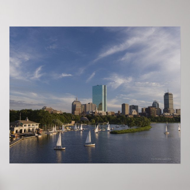 Póster Casa de barco no rio Charles, na Esplanada (Frente)