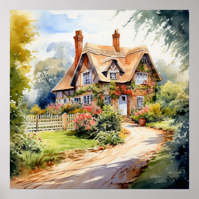 Poster Casa de Campo Inglesa (Frente)