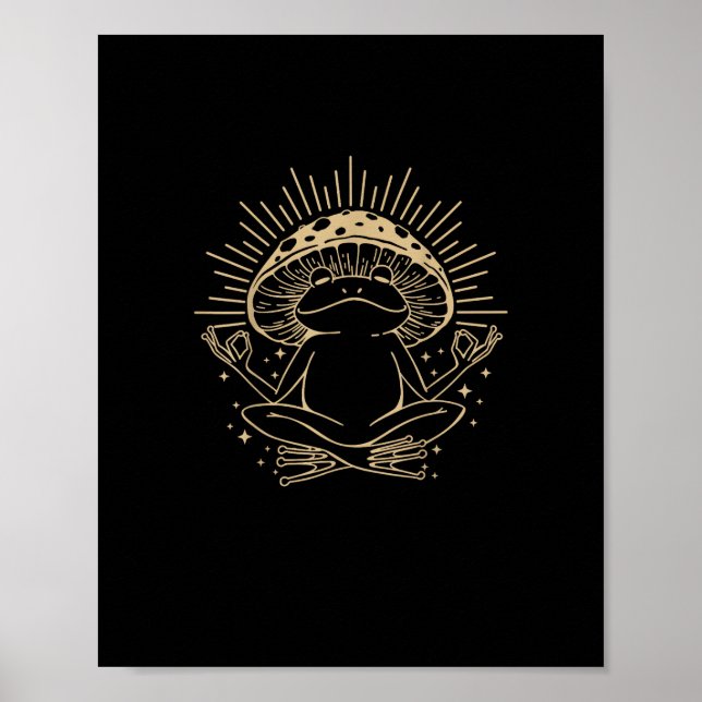 Poster Casa de Campo & Minimalismo Sapo  Estética Goblinc (Frente)