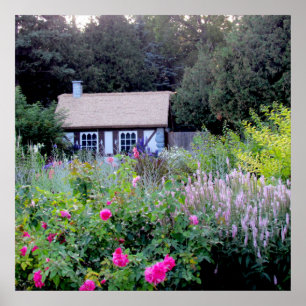 Poster Casa de campo nos jardins ingleses