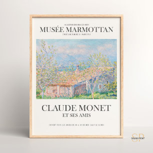 Poster Casa de Claude Monet Gardener em Antibes Art Impre