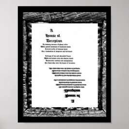 Póster Casa de Decepção