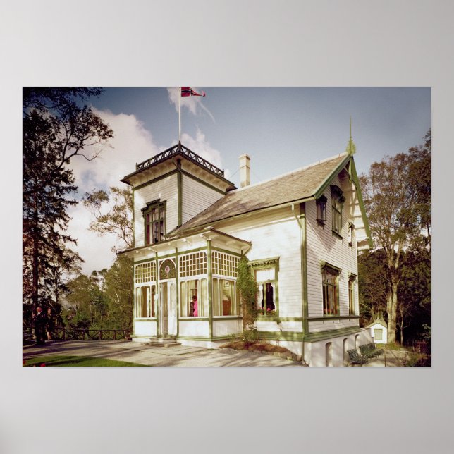 Póster Casa de Edvard Grieg (Frente)