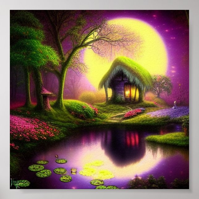 Poster Casa de fantasia caprichosa (Frente)