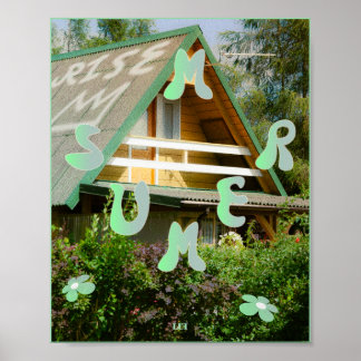 Poster Casa de férias de verão