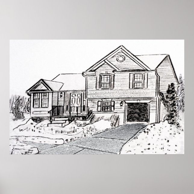 Poster Casa de inverno (Frente)