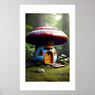 Poster Casa de Mushroom Encantada