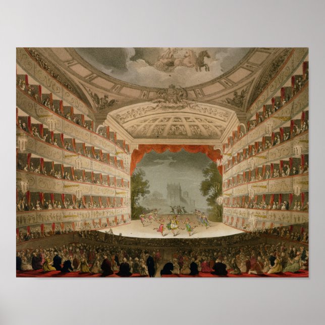 Póster Casa de Ópera do Teatro Kings (Frente)