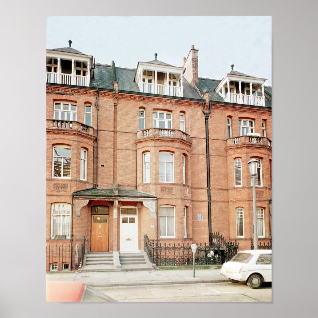 Póster Casa de Oscar Wilde na Rua Tite, Chelsea (Frente)