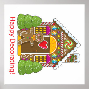 Póster Casa de pão-de-espécie